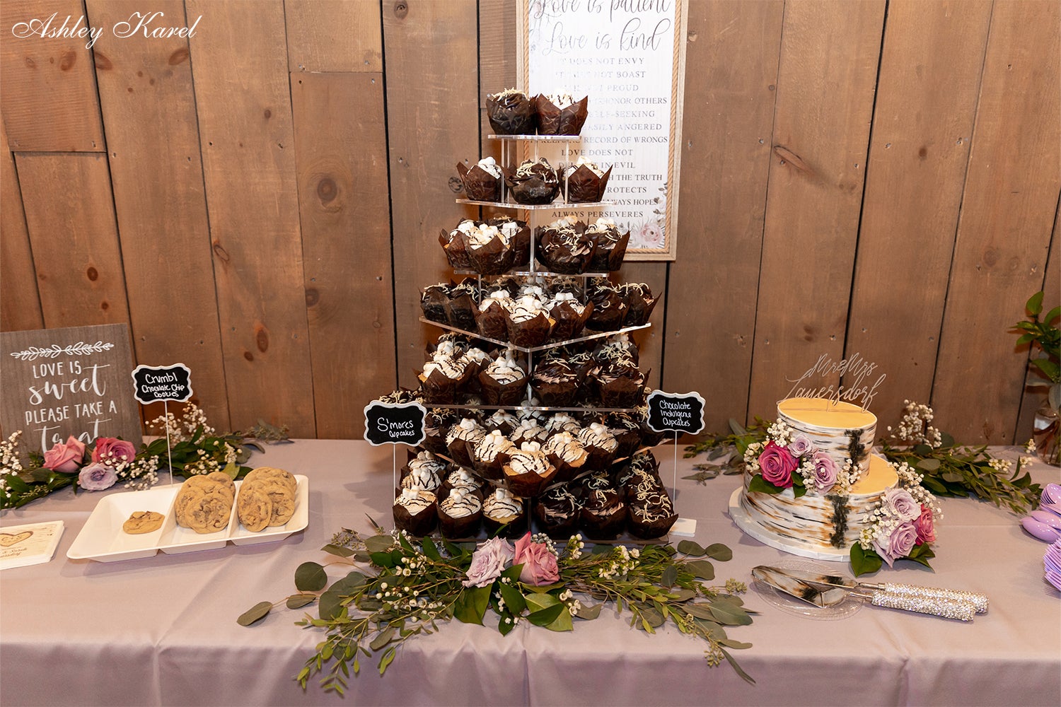 rustic cupcake wedding cakes